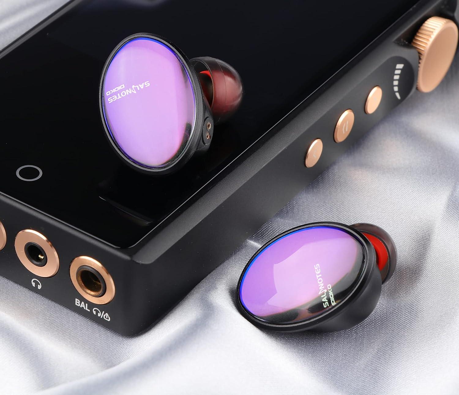 image7Hz x Crinacle Salnotes Dioko HiFi 146mm Planar Diaphragm Driver in Ear Earphone IEMs with CNC AviationGrade Aluminum Case Detachable 4Core Litz OCC Copper Cable for Audiophile Musician Studio