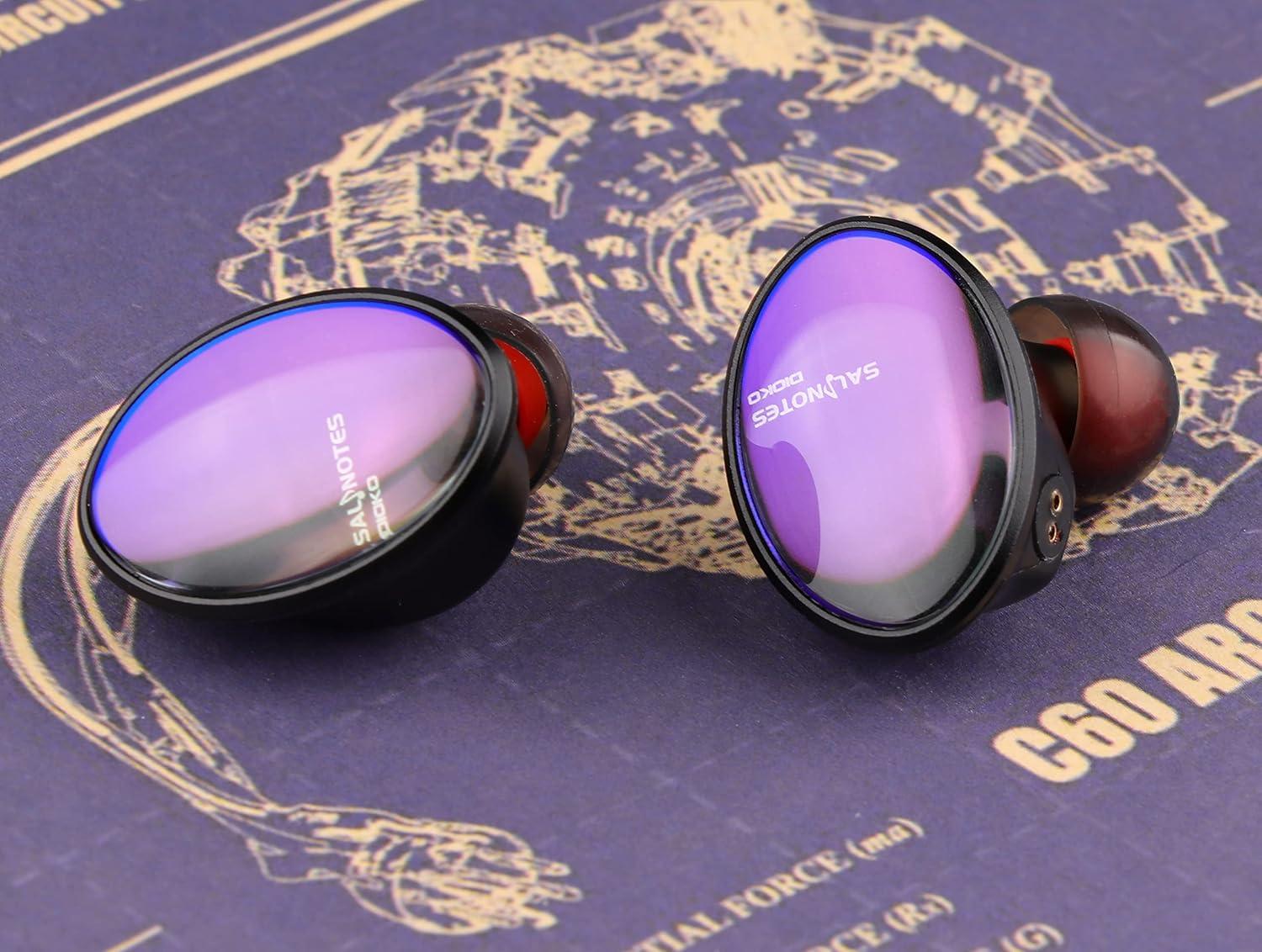 image7Hz x Crinacle Salnotes Dioko HiFi 146mm Planar Diaphragm Driver in Ear Earphone IEMs with CNC AviationGrade Aluminum Case Detachable 4Core Litz OCC Copper Cable for Audiophile Musician Studio