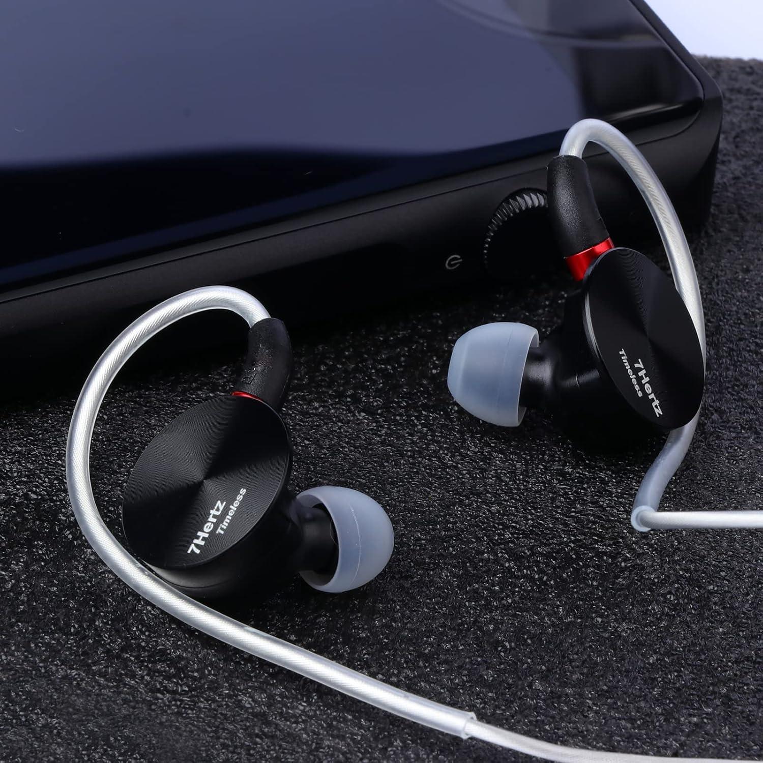 imageLinsoul 7HZ Timeless 142mm Planar HiFi inEar Earphone with CNC Aluminum Shell Detachable MMCX Cable 25mm