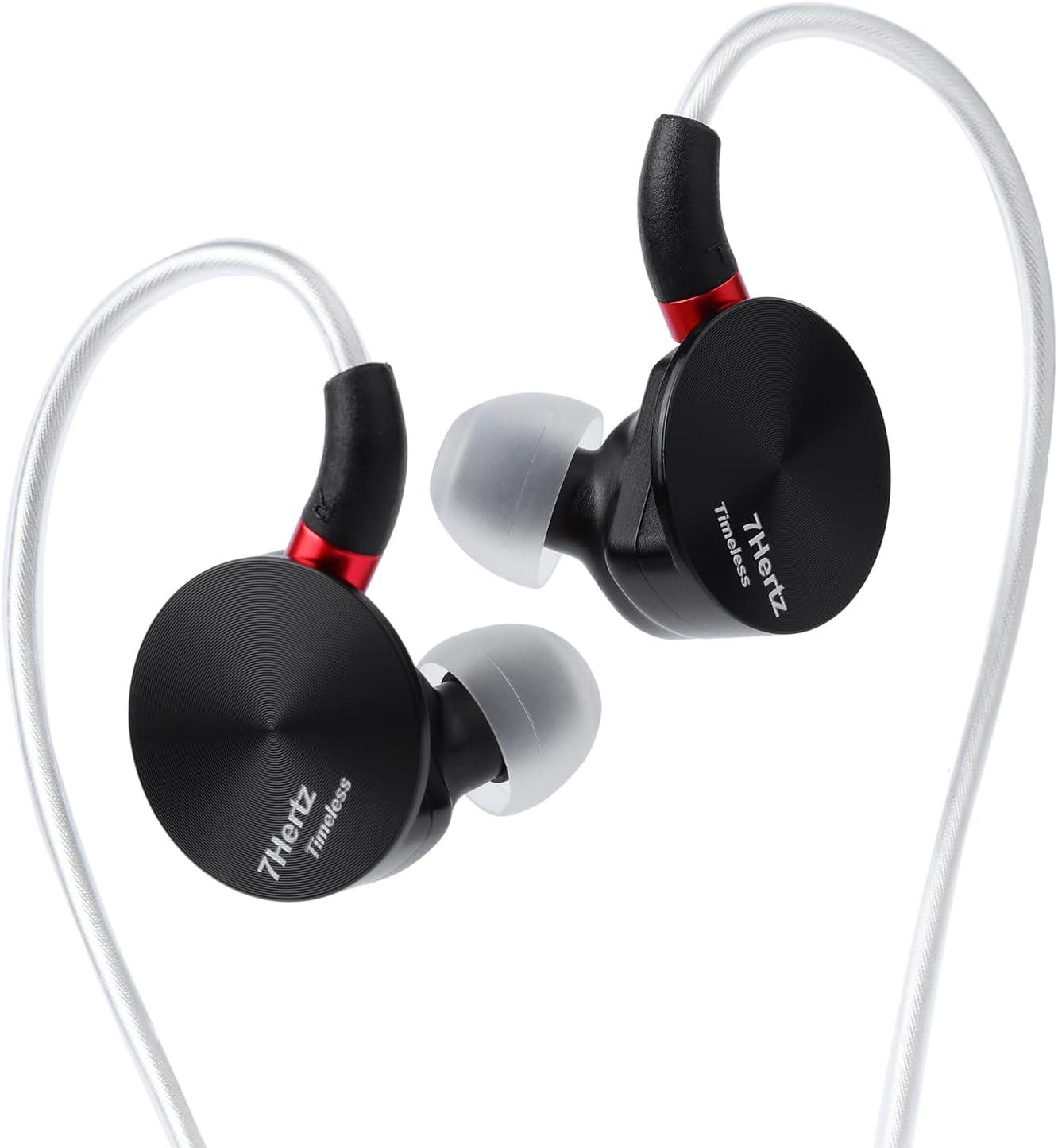 imageLinsoul 7HZ Timeless 142mm Planar HiFi inEar Earphone with CNC Aluminum Shell Detachable MMCX Cable 25mm