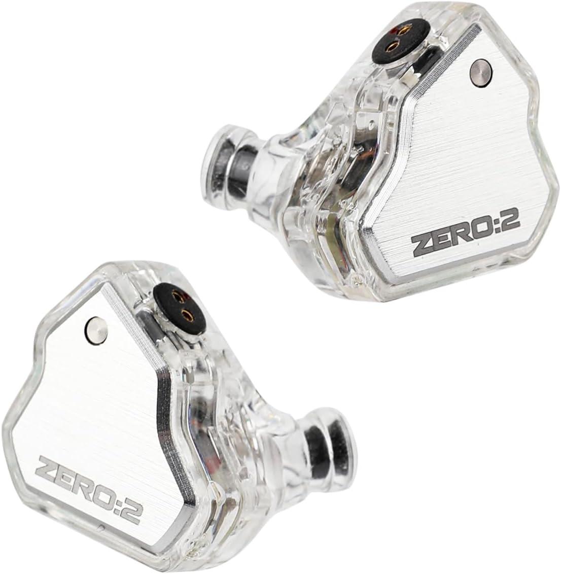 imageLinsoul 7Hz x Crinacle Zero2 in Ear Monitor Updated 10mm Dynamic Driver IEM Wired Earbuds Earphones Gaming Earbuds OFC IEM Cable with Microphone for MusicianTypec MIC BlueSilver