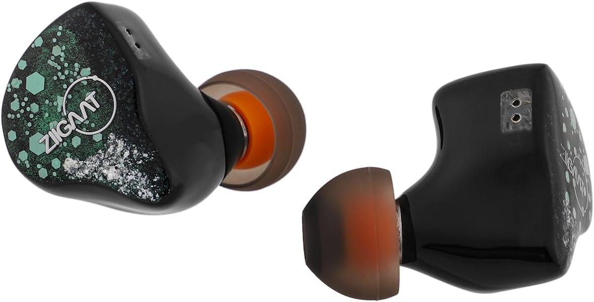 imageLinsoul ZiiGaat Arcanis in Ear Monitor Professional 2DD5BA Hybrid IEM Earphone Gaming Earbuds HiFi Wired Earbuds with Detachable Cable for Musicians Audiophiles