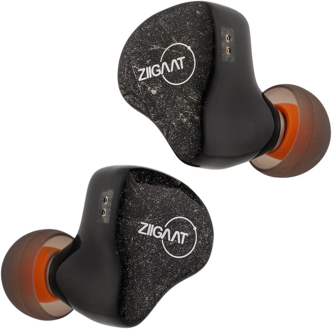 imageLinsoul ZiiGaat Lush in Ear Monitor 1DD4BA Hybrid Earphone IEM Studio Monitor Tunning Wired Earbuds with Detachable Cable for Professional Music Engineers Audiophiles SilverSilver