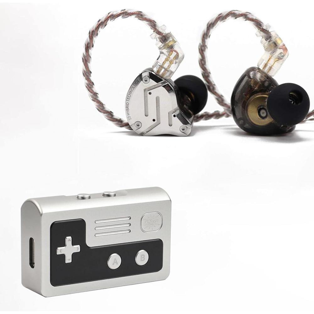 imageLinsoul KZ ZS10 Pro 4BA1DD 5 Driver in Ear MonitorWithout Mic Black  Kiwi Ears Allegro Portable in Ear Monitor Amplifier