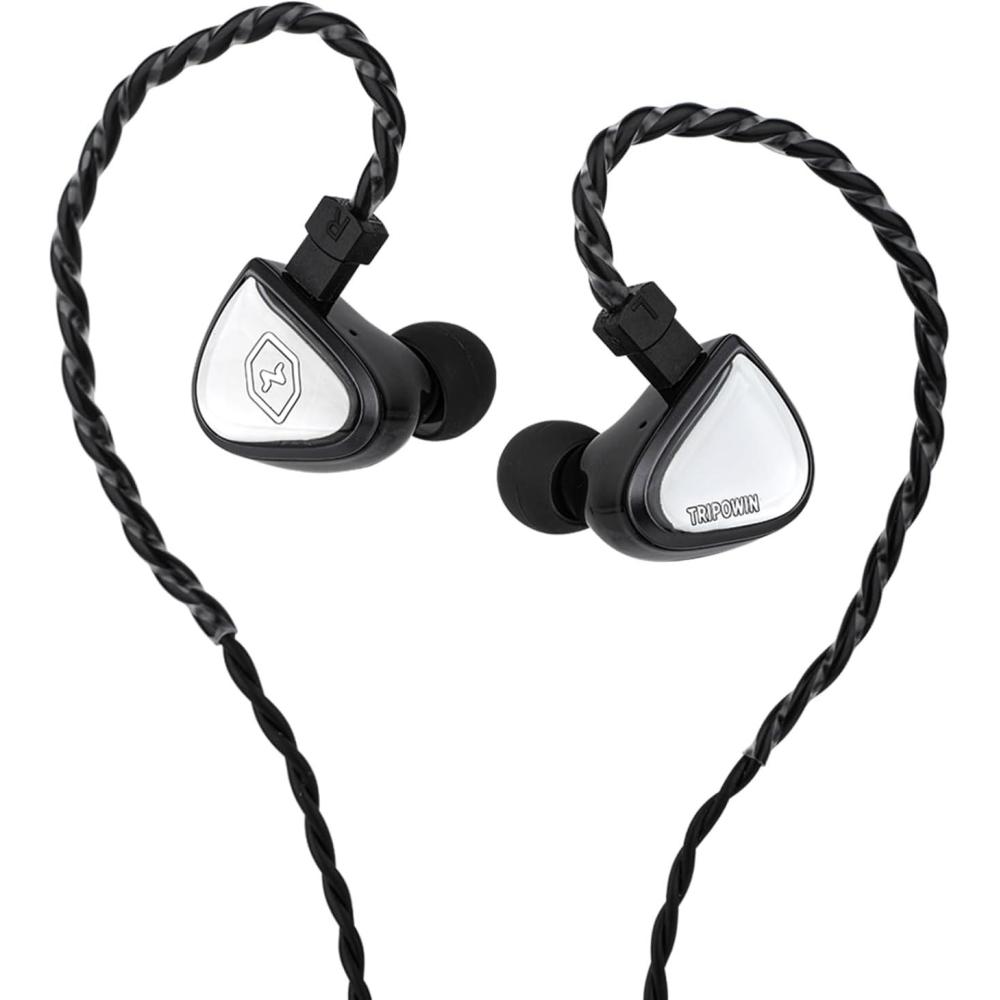 imageLinsoul Tripowin x 0DiBi Vivace in Ear Monitor 10mm Titanium Diaphragm Dynamic Driver IEM HiFi Wired Earbuds Earphone Gaming Earbuds with 2Pin Detachable Cable for Musicians Audio Enthusiasts