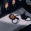 imageLinsoul 7Hz x Crinacle Zero2 in Ear Monitor Updated 10mm Dynamic Driver IEM Wired Earbuds Earphones Gaming Earbuds OFC IEM Cable with Microphone for MusicianTypec MIC BlueOrange