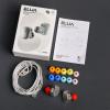 imageLinsoul 7Hz x HBB Elua in Ear Monitor 10mm  8mm Dual Dynamic Driver IEM Earphones HiFi Wired Earbuds Gaming Earbuds with 2 Pin Detachable Cable for Audiophile Studio Engineer