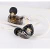 imageLinsoul QKZ x HBB 10mm TitaniumCoated Diaphragm HiFi inEar Monitor Earphones with SemiOpen Cavity Detachable Recessed 2Pin SilverPlated Cable Noise Canceling for AudiophileWithout MicWith Mic