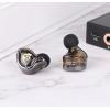 imageLinsoul QKZ x HBB 10mm TitaniumCoated Diaphragm HiFi inEar Monitor Earphones with SemiOpen Cavity Detachable Recessed 2Pin SilverPlated Cable Noise Canceling for AudiophileWithout MicWithout Mic