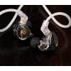imageLinsoul QKZ x HBB 10mm TitaniumCoated Diaphragm HiFi inEar Monitor Earphones with SemiOpen Cavity Detachable Recessed 2Pin SilverPlated Cable Noise Canceling for AudiophileWithout MicWithout Mic