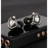 imageLinsoul QKZ x HBB 10mm TitaniumCoated Diaphragm HiFi inEar Monitor Earphones with SemiOpen Cavity Detachable Recessed 2Pin SilverPlated Cable Noise Canceling for AudiophileWithout MicWithout Mic