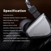 imageLinsoul Tripowin x 0DiBi Vivace in Ear Monitor 10mm Titanium Diaphragm Dynamic Driver IEM HiFi Wired Earbuds Earphone Gaming Earbuds with 2Pin Detachable Cable for Musicians Audio Enthusiasts