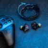 imageLinsoul ZiiGaat Odyssey InEar Monitor 1DD3BA Hybrid IEM Earphone Wired Gaming Earbuds Professional Sound Isolating Innerear Monitors with Detachable IEM Cable for Basslovers Musician Audiophile