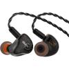 imageLinsoul ZiiGaat Lush in Ear Monitor 1DD4BA Hybrid Earphone IEM Studio Monitor Tunning Wired Earbuds with Detachable Cable for Professional Music Engineers Audiophiles SilverSilver