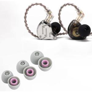 imageLinsoul KZ ZS10 Pro 4BA1DD 5 Driver in Ear MonitorWithout Mic Black  Kiwi Ears Flex Earbud Tips 3 Pairs SML Size