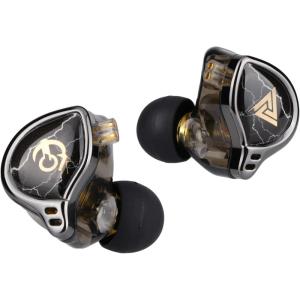 imageLinsoul QKZ x HBB 10mm TitaniumCoated Diaphragm HiFi inEar Monitor Earphones with SemiOpen Cavity Detachable Recessed 2Pin SilverPlated Cable Noise Canceling for AudiophileWithout MicWith Mic