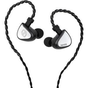 imageLinsoul Tripowin x 0DiBi Vivace in Ear Monitor 10mm Titanium Diaphragm Dynamic Driver IEM HiFi Wired Earbuds Earphone Gaming Earbuds with 2Pin Detachable Cable for Musicians Audio Enthusiasts
