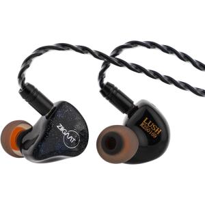 imageLinsoul ZiiGaat Lush in Ear Monitor 1DD4BA Hybrid Earphone IEM Studio Monitor Tunning Wired Earbuds with Detachable Cable for Professional Music Engineers Audiophiles SilverSilver Blue