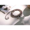 imageLinsoul C8 8Core Silver Copper Foil Braided Earphone Replacement Upgrade Cable Tinsel Silver Copper Wire for KZ ZSN Pro ZS10 Pro NF2u with Mic 35mm Plug 2 pin 078mm Connector