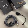 imageLinsoul KINERA Celest RUYI Microphone Cable 35mm Aux Mic Cable Volume Control Compatible with 2pin 078mm IEMs for Audiophile Studio Musician Mobile Phone Game Live Streaming 078mm 2pin Black