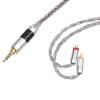 imageLinsoul Tripowin Zonie IEM Cable 16 Core Silver Plated Earphone Upgraded Cords 125m SPC in Ear Monitor Cable for 7hz Zero2 Orchestra Lite Cadenza Hype4 Supermix42pin 078mm 44mmBlueGrey