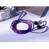 imageLinsoul Tripowin Zonie IEM Cable 16 Core Silver Plated Earphone Upgraded Cords 125m SPC in Ear Monitor Cable for 7hz Zero2 Orchestra Lite Cadenza Hype4 Supermix42pin 078mm 44mmBlueViolet