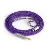 imageLinsoul Tripowin Zonie IEM Cable 16 Core Silver Plated Earphone Upgraded Cords 125m SPC in Ear Monitor Cable for 7HZ Timeless AE TINHIFI T2 PRO T3 T4MMCX 35mmGoldViolet
