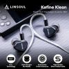 imageLinsoul Kefine Klean in Ear Monitor10mm DLC Diaphragm Dynamic Driver HiFi EarphonesWired Gaming Earbuds Kiwi Ears Allegro Mini Portable IEM DAC in Ear Monitor Amplifier