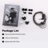 imageLinsoul Tripowin Ruta10 in Ear Monitor 10mm LCP Dynamic Driver IEM Earphones HiFi Wired Earbuds with CNC Alloy Shell and Detachable Silver Plated Cable for Musician Audiophile BlackBlack