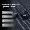 imageLinsoul Tripowin Ruta10 in Ear Monitor 10mm LCP Dynamic Driver IEM Earphones HiFi Wired Earbuds with CNC Alloy Shell and Detachable Silver Plated Cable for Musician Audiophile BlackBlack