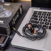 imageLinsoul ZiiGaat Lush in Ear Monitor 1DD4BA Hybrid Earphone IEM Studio Monitor Tunning Wired Earbuds with Detachable Cable Silver Blue  Kiwi Ears Allegro Pro Upgraded IEM Earphone DACAMP