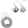 imageLinsoul Kiwi Ears Orchestra Lite Custom 8BA inEar Monitor IEM Clear  Tripowin Zonie IEM Cable2Pin Grey