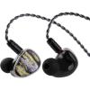 imageLinsoul Kiwi Ears tude in Ear Monitor 3BA1DD1BN Hybrid Driver IEM Earphones Gaming Earbuds HiFi Stereo Wired Ear Buds with Detachable 2Pin Cable for Audiophiles Musicians