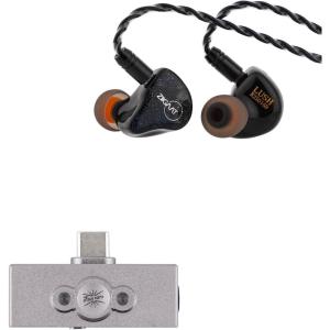 imageLinsoul ZiiGaat Lush in Ear Monitor 1DD4BA Hybrid Earphone IEM Studio Monitor Tunning Wired Earbuds with Detachable Cable Silver Blue  Kiwi Ears Allegro Pro Upgraded IEM Earphone DACAMP