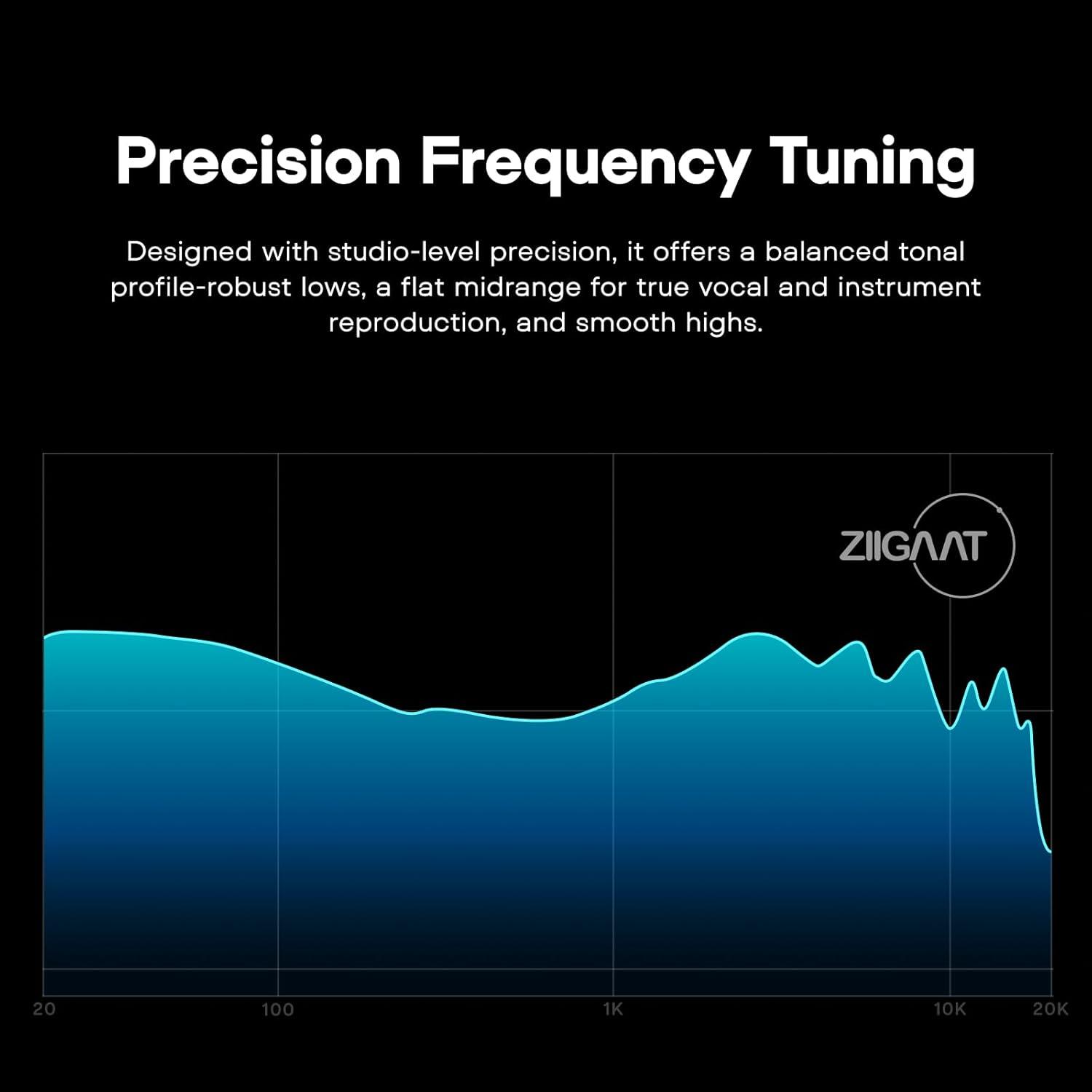 imageLinsoul ZiiGaat Luna 6BA HiFi in Ear Monitor Studio Monitor ampamp Stage Performance IEM Earphones with Fast Response Wide Soundstage and Reference Clarity Detachable SilverPlated OFC Cable
