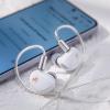 imageLinsoul 7HZ G1 inEar Monitor 10mm DLC Diaphragm Dynamic Driver IEM Earphone Wired Gaming Earbuds with Detachable OFC SilverPlated Cable for Musician Audiophile Type C with Mic WhiteWhite