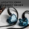 imageLinsoul 7Hz x Crinacle Zero2 in Ear Monitor Updated 10mm Dynamic Driver IEM Blue Kiwi Ears Allegro Pro Upgraded IEM Earphone DACAMP