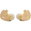 imageLinsoul BLON x HBB Z300 10mm Silicone Diaphragm in Ear Monitor HiFi IEM Earphone Dragon Pattern Faceplate Detachable 4Core Copper Cable Gold Without Mic 35mm