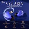 imageLinsoul CVJ ARIA in Ear Monitor 10mm NanoCrystal Coated Dynamic Driver Earphone IEM Wired Earbuds with Replaceable Tuning Nozzles Detachable Cable for Musician Audiophile