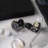 imageLinsoul KZ ZS10 PRO 2 1DD4BA in Ear Monitor IEMBlack Without Mic  Kiwi Ears Flex Earbud Tips 3 Pairs SML Size