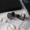 imageLinsoul KZ ZS10 PRO 2 1DD4BA in Ear Monitor IEMBlack with Mic  Kiwi Ears Flex Earbud Tips 3 Pairs SML Size