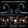 imageLinsoul KZ ZS10 Pro 4BA1DD 5 Driver in Ear MonitorWithout Mic Dark Black Kiwi Ears Allegro Pro Upgraded IEM Earphone DACAMP