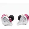 imageLinsoul KZ ZSX 5BA1DD 6 Driver Hybrid inEar HiFi Earphones with Zinc Alloy Faceplate Recessed 2 Pin Detachable Cable for Audiophile Musician with Mic CyanPurple