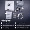 imageLinsoul Kefine Klean in Ear Monitor10mm DLC Diaphragm Dynamic Driver HiFi EarphonesWired Gaming EarbudsReplaceable NozzlesDetachable SilverPlated Cable for Audiophile with Mic TypeC BlackBlack