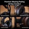 imageLinsoul Kiwi Ears Altruva Over Ear Headphone HiFi 50mm Dynamic Driver Monitoring Headphones Wired Gaming Headset OpenBack Stereo Headphones for Studio Engineer Audiophile Gaming BlackwoodBlackWood