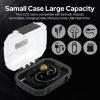 imageLinsoul LC02 in Ear Monitor Case Portable Earbud Hard Case Waterproof Earphone Storage Box Travel Carrying Case for Headphones and IEM Cables Fit for ZS10 PRO Cadenza Supermix4 Hype4 Zero2 Zonie