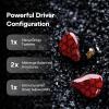 imageLinsoul Punch Audio Martilo in Ear Monitor 1 Planar  2BA  2DD Hybrid Driver Basshead IEM Earphones HiFi Wired Earbuds with Precision Detail for EDM HipHop Monitoring