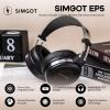 imageLinsoul SIMGOT EP5 OverEar Headphones 50mm UltraMagnetic Drivers Innovative ClosedBack HiFi Monitor Dual 35mm TRS Detachable Cable Lightweight Gaming Wired Headset for PCMobile