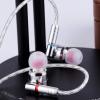 imageLinsoul TIN HiFi T4 10mm Carbon Nanotube Dynamic Driver inEar Monitor EarphonesKiwi Ears Earbud Case Portable Earphone Carrying Case