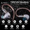 imageLinsoul TWISTURA WoodNote Wood Diaphragm in Ear Monitor 10mm DualMagnet DualChamber Driver IEM Earphones StudioGrade Monitoring Earbuds with Detachable Filter Nozzles Replaceable Plugs